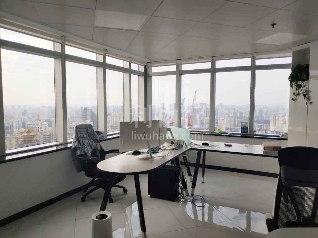 上海实业大厦写字楼560m2办公室3.70元/m2/天 精装带家具